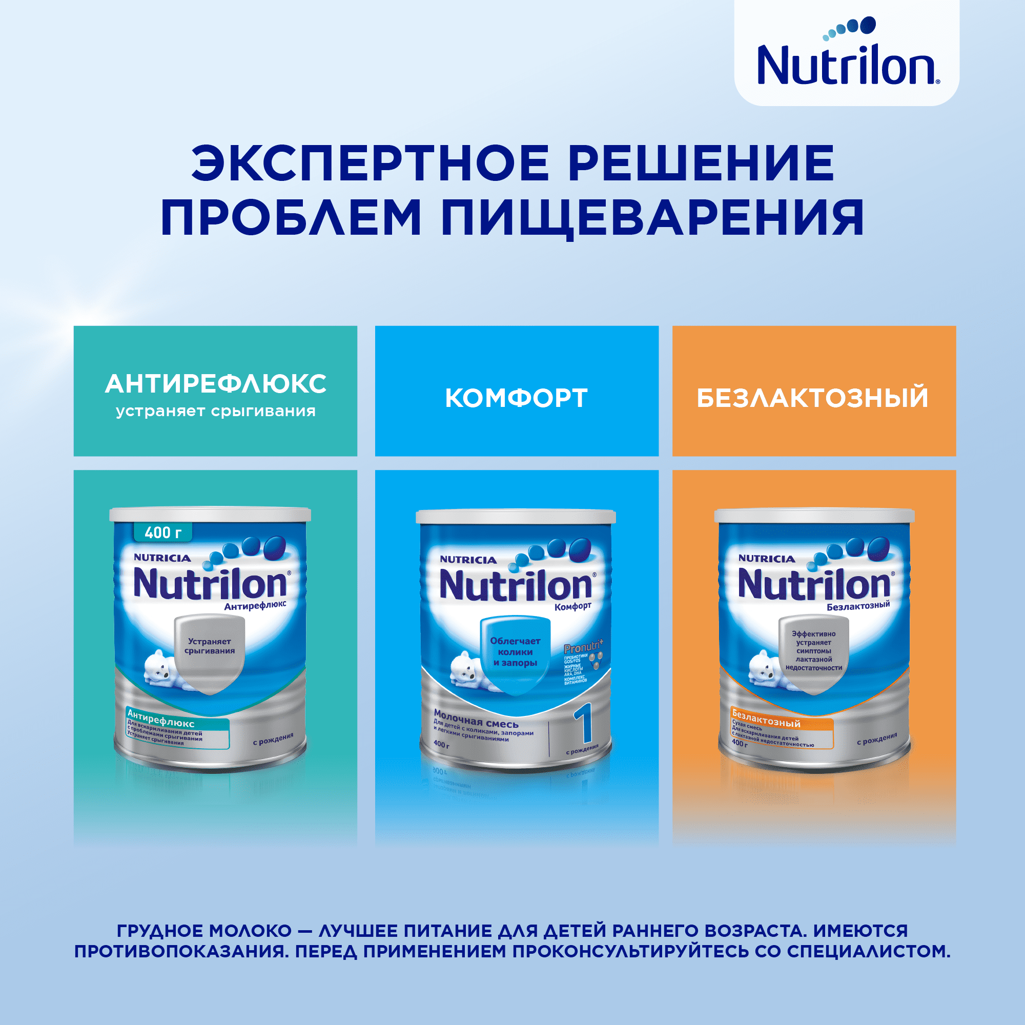 Кисломолочная смесь Нутрилон 1 [Nutrilon] для новорожденных — где ...