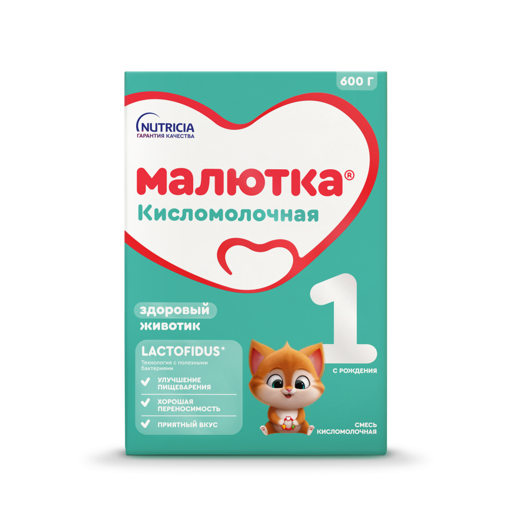Кисломолочная смесь МАЛЮТКА 1 для новорожденных [600г] — где купить ...