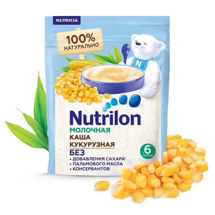 Молочная кукурузная каша НУТРИЛОН (Nutrilon) для детей с 6 месяцев ...