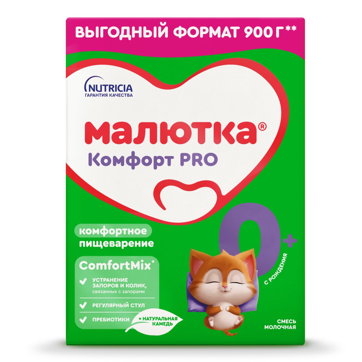 Малютка Комфорт PRO, 900г – детская молочная смесь (состав, инструкция, отзывы)
Rated 5,0 out of 5
5,0
5,0 из 5 звёзд (основано на 1 отзыве)
( 1 )